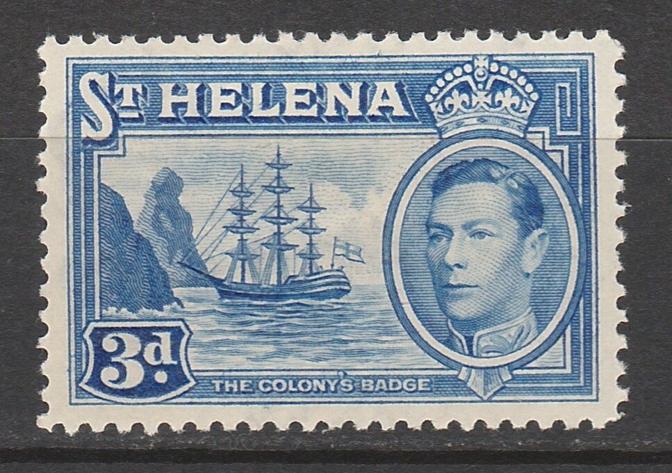 St Helena 1938 Kgvi Ship 3d