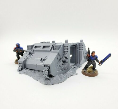 3d Printed 40k/kill Team Scenery/objective Marker Space Marine Rhino Wreck