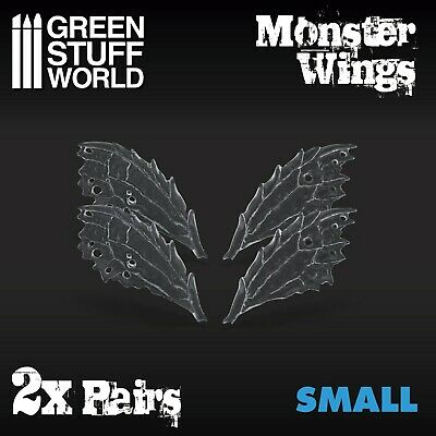 2x Resin Monster Wings - Small - Nurgles Warhammer Model Scenery Landscape