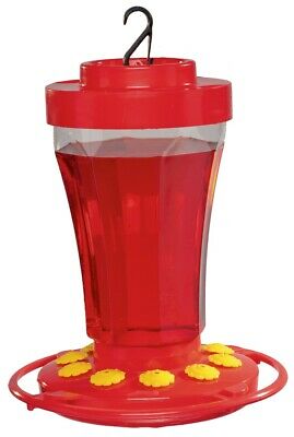 First Nature 3090 Hummingbird Nectar Flower Feeder - Made in the USA 32 oz.