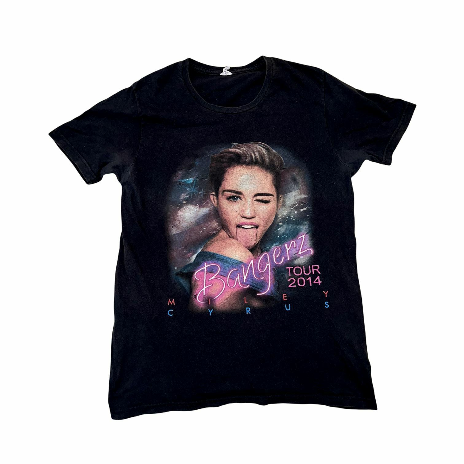 Miley Cyrus - Bangerz Tour - 2014 (M) Vintage T-Shirt