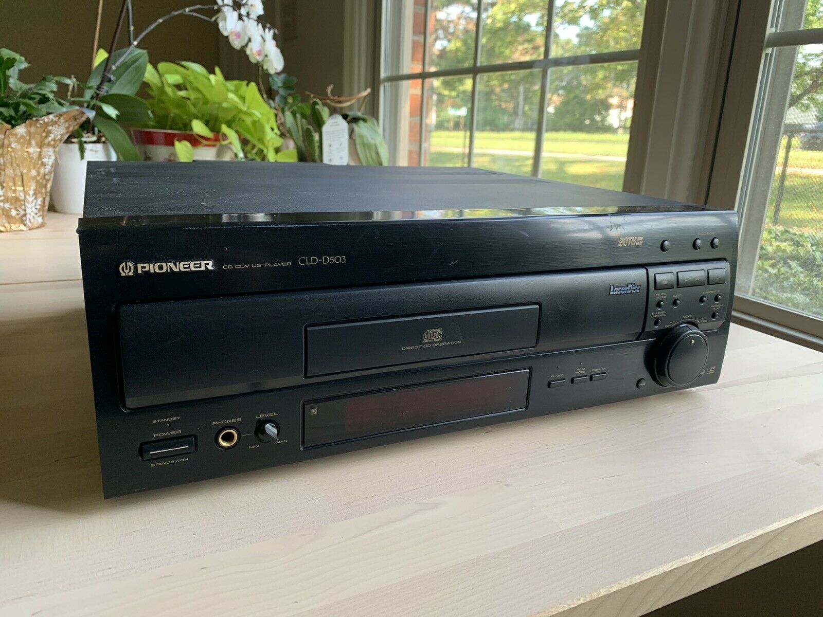 Pioneer Cld-d503 Laser Disc Player Working Plays Both Side Ld Laserdisc