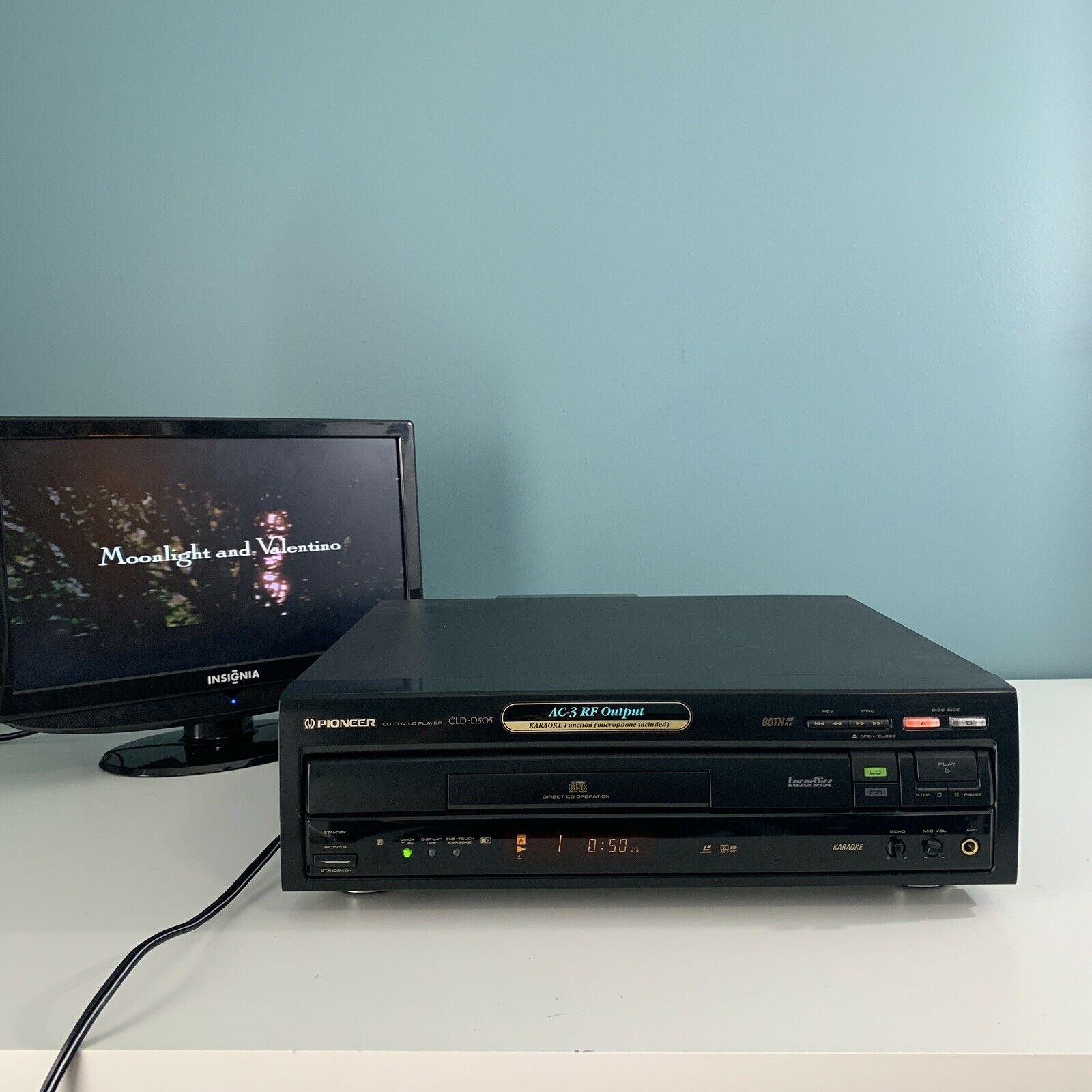 Pioneer Laser Disc Player Cld-d505 Ld/cd/cdv Ac-3 Rf Output Karaoke Tested