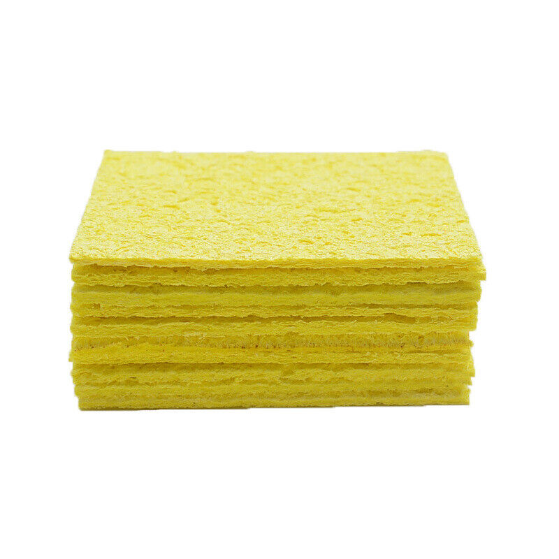 10pcs/set Cleaning Sponge Cleaner For Enduring Electric Welding Soldering Iro Ca