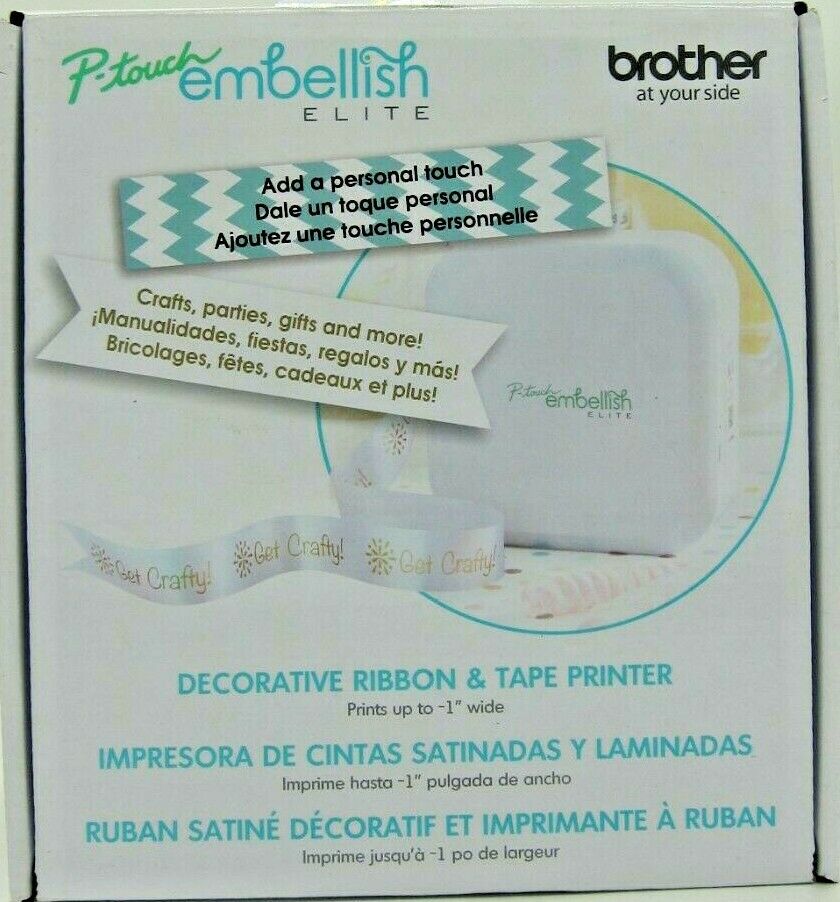 Brother P-Touch Embellish Elite Decorative Ribbon and Tape Printer