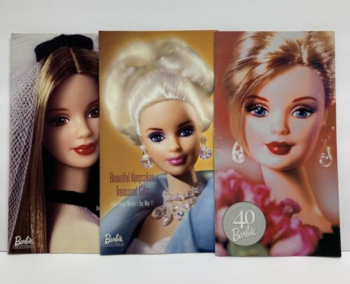 Three Vintage Barbie Magazines, Barbie Collectible By Mail