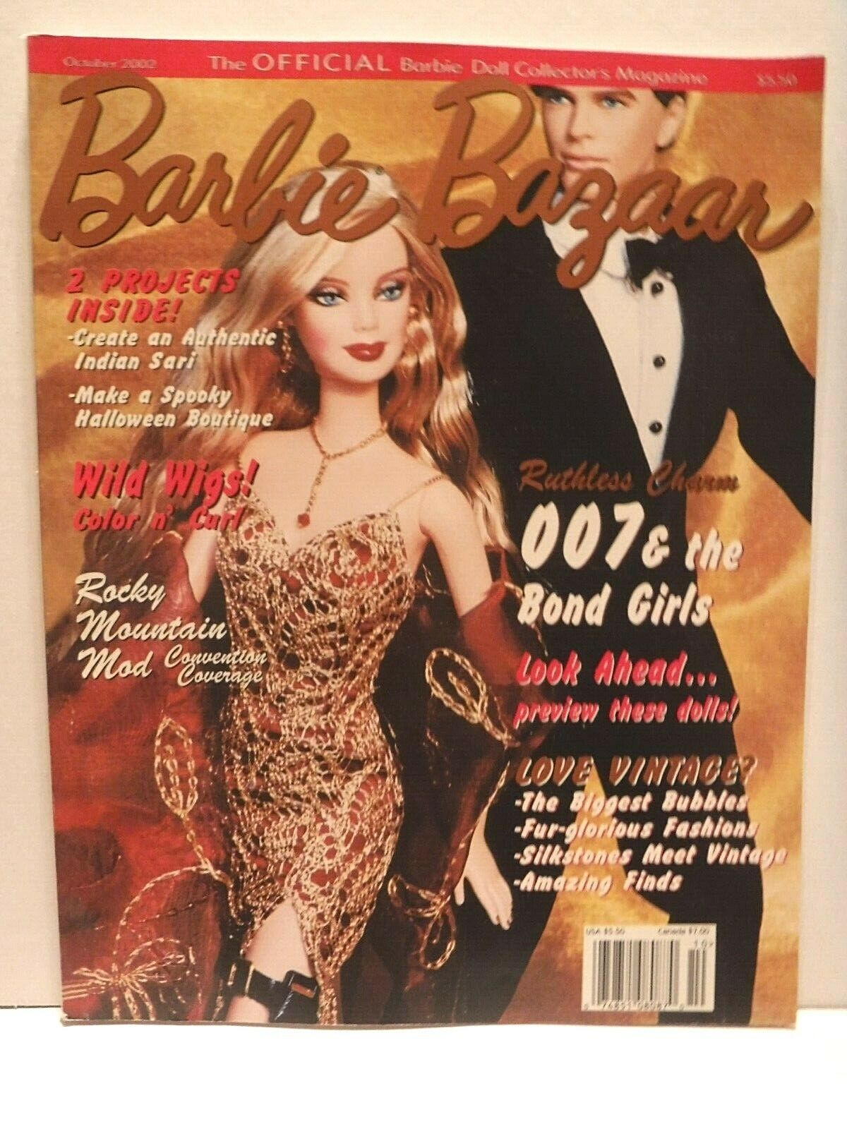 Barbie Bazaar Magazine - September / October  2002 - Excellent Condition
