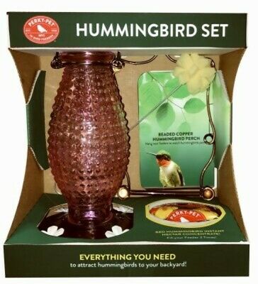 Woodstream Corp Hummingbird Feeder Vintage Set- 2 Colors 1 Will be Received