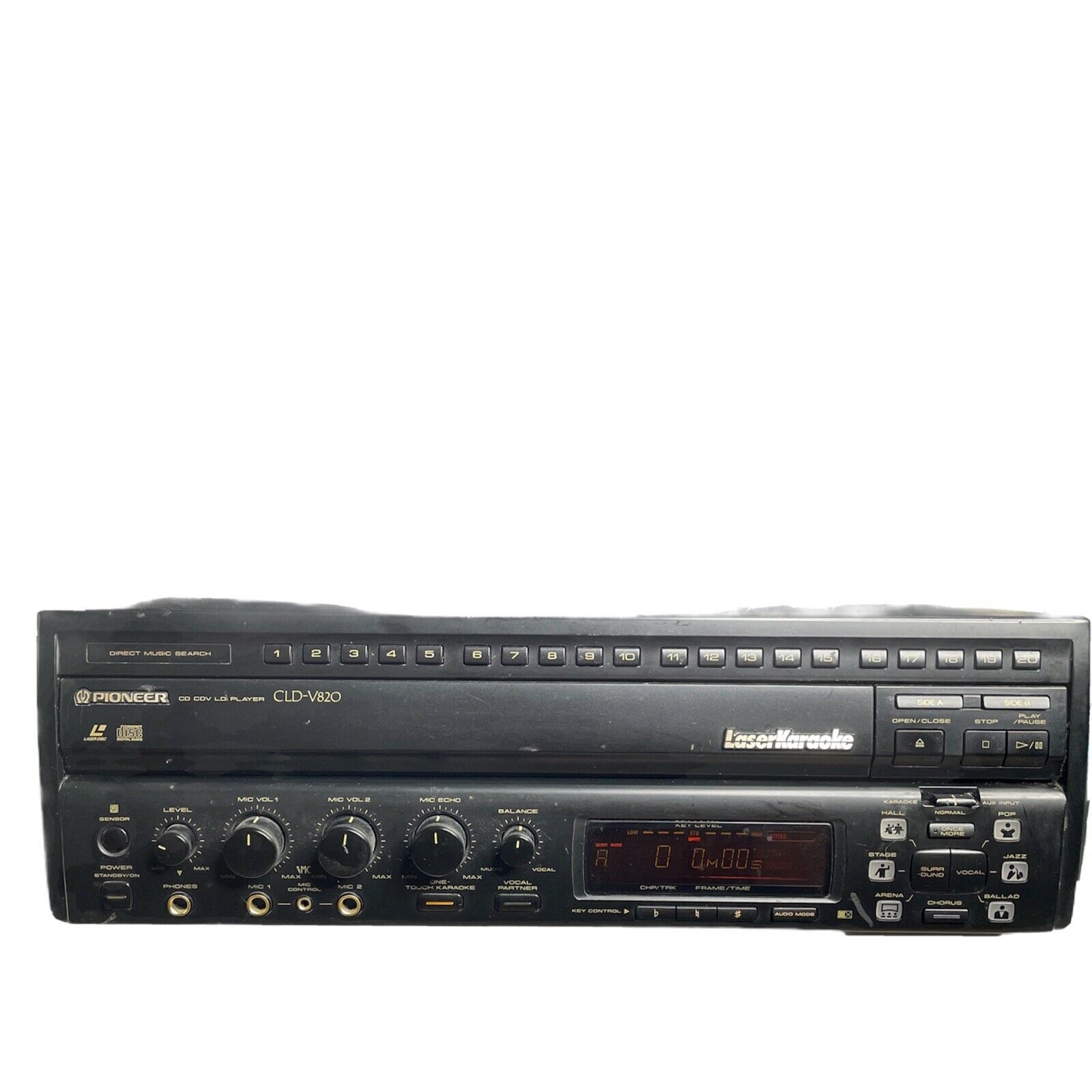Pioneer CLD-V820 Laserdisc CD CDV LD Player Laser Karaoke Player A/B Autoreverse