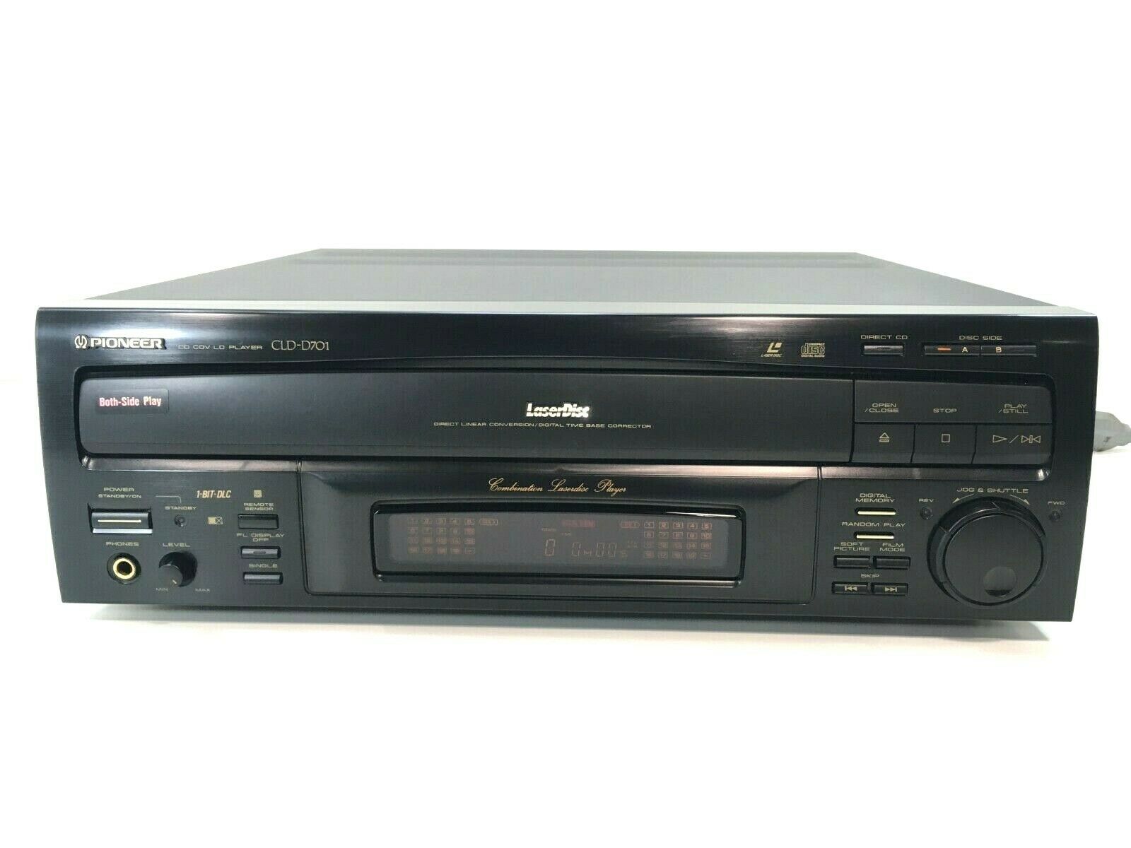 MINT CONDITION Pioneer CLD-D701 Laser Disc Player Tested and Working NO REMOTE