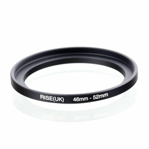 Metal 46mm-52mm Step Up Lens Filter Ring 46-52 Mm 46 To 52 Stepping Adapter New