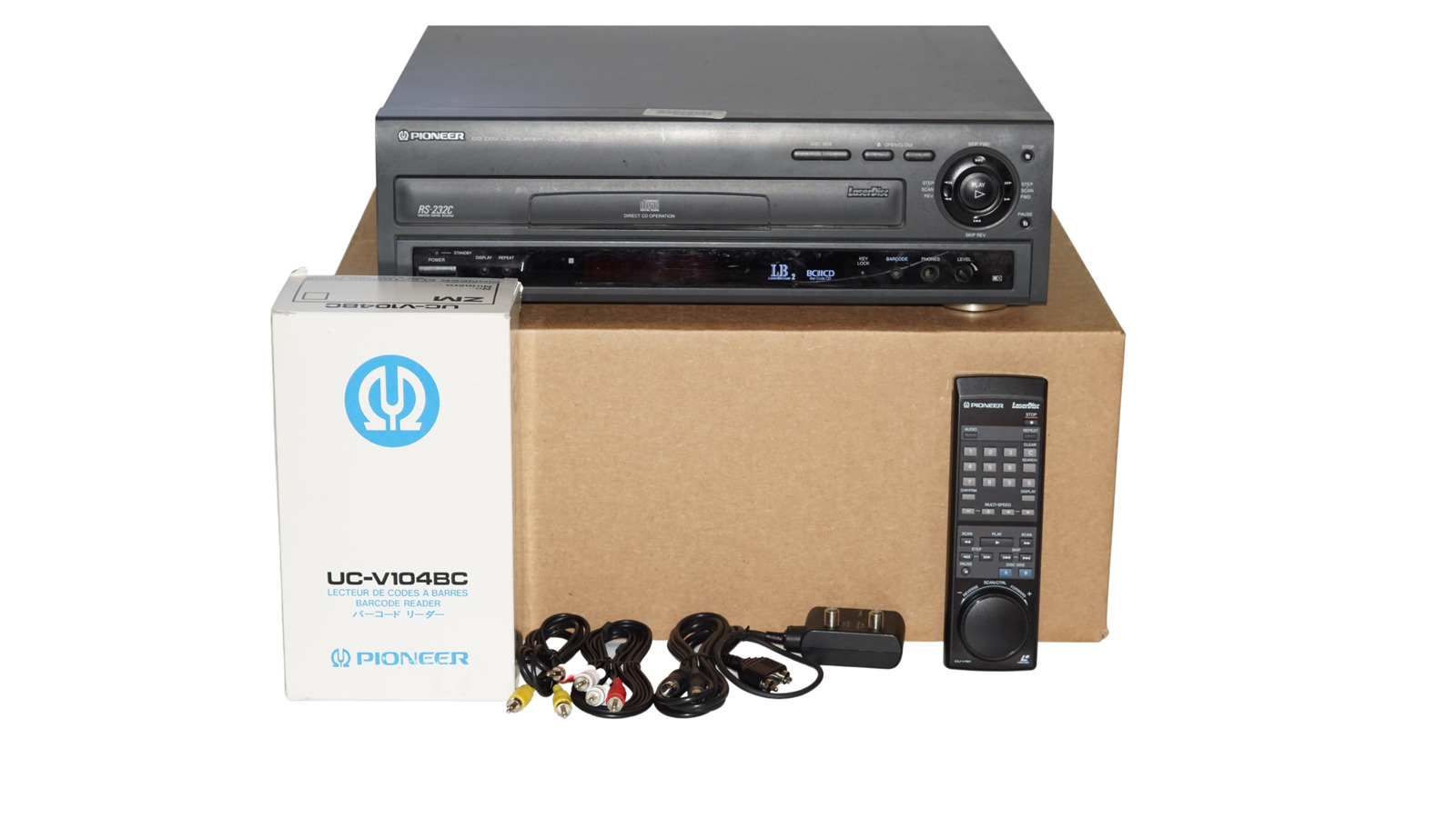 ✅ Pioneer CLD-V5000 CD CDV LD LaserDisc Player ((NICE RARE BUNBLE))