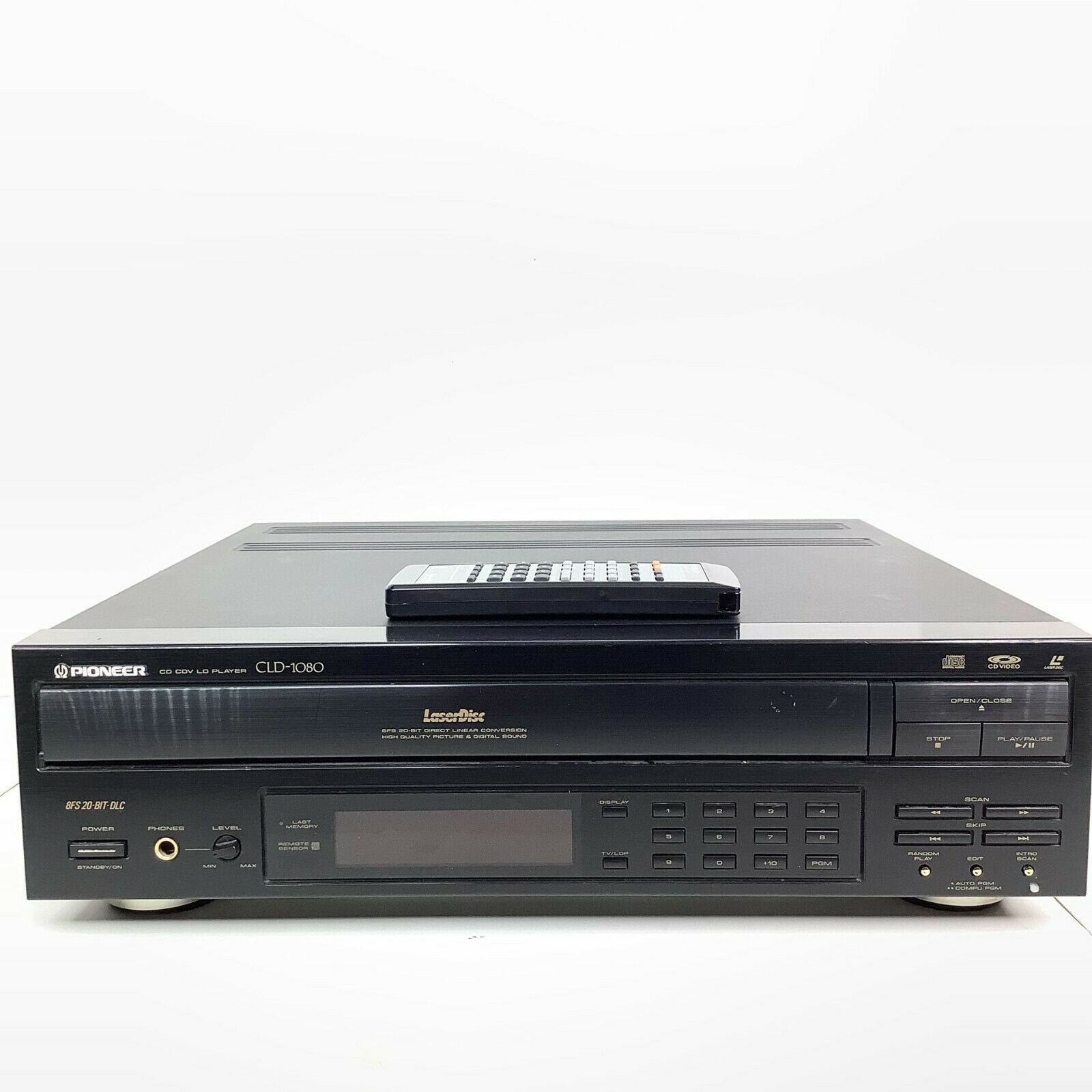 Pioneer Cld-1080 Laserdisc Cd/cdv/ld Player With Remote Control & Bonus Disc