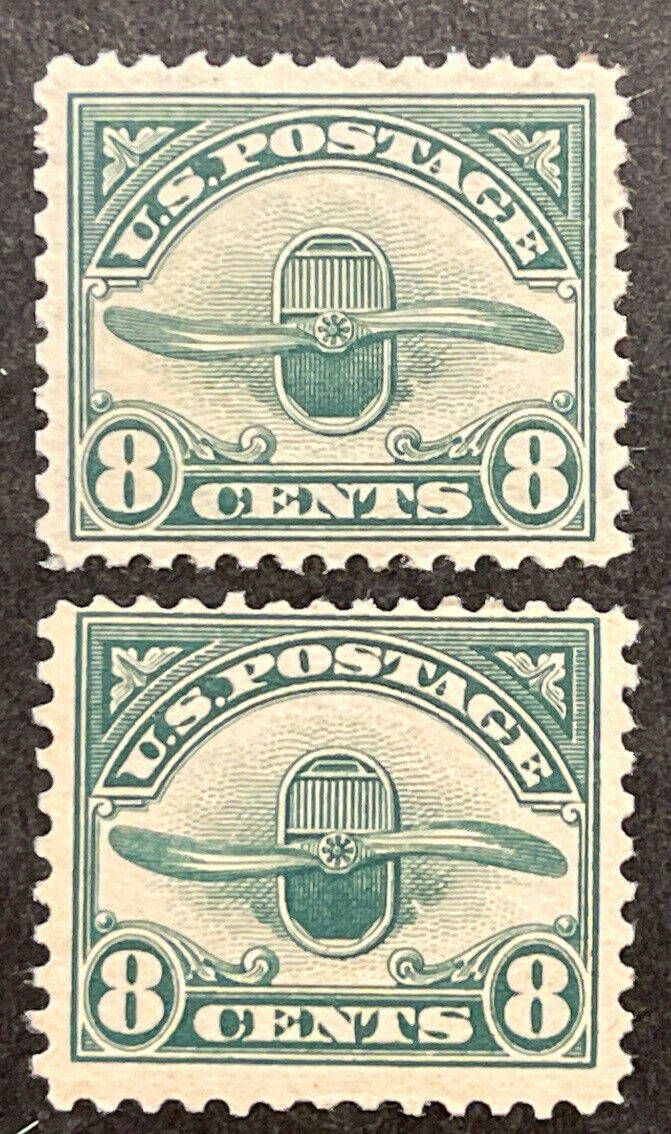 Tdstamps: Us Airmail Stamps Scott#c4 (2) Mint H Og