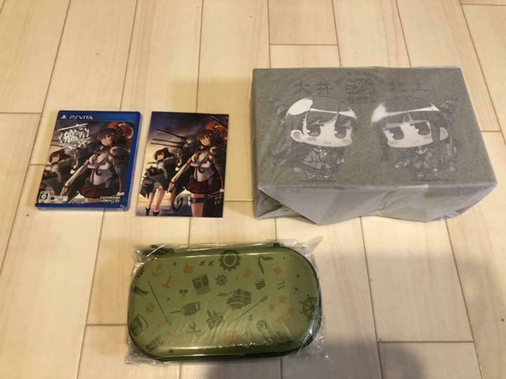 PS Vita KanColle Kai Kantai Collection Limited Edition PSV Game,Figure,Case JP