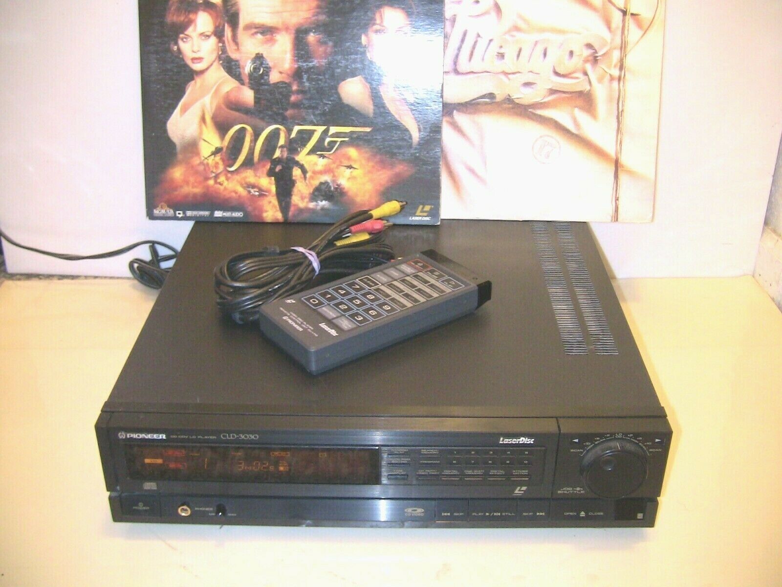 Pioneer Cld-3030 Laserdisc Cd Cdv Ld Player Laser Disc Player Vintage W/ Rmt