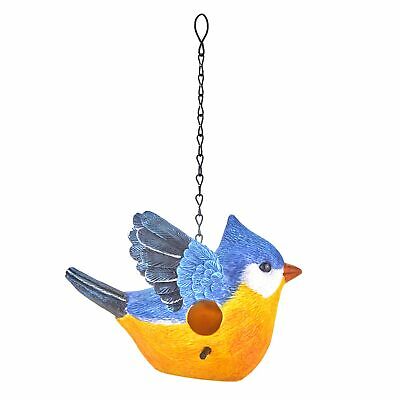 Bird Shaped Birdhouse with Hanging Chain for Outdoor Trees, Patios, Gardens