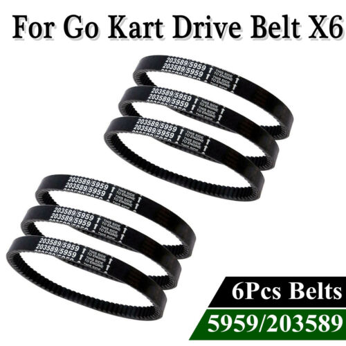 6PCS Belt 30 Series Replaces Manco 5959/Comet 203589 For Go Kart Drive