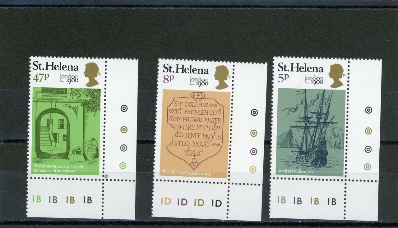 St. Helena 1980 Scott# 338-40 Mint Nh