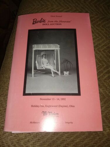 Barbie Auction Catalogs Mcmasters Ohio 1992 (1) 1993 (2)