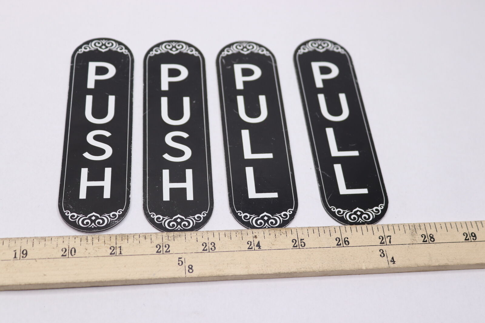 (4-pk) Push And Pull Door Signs