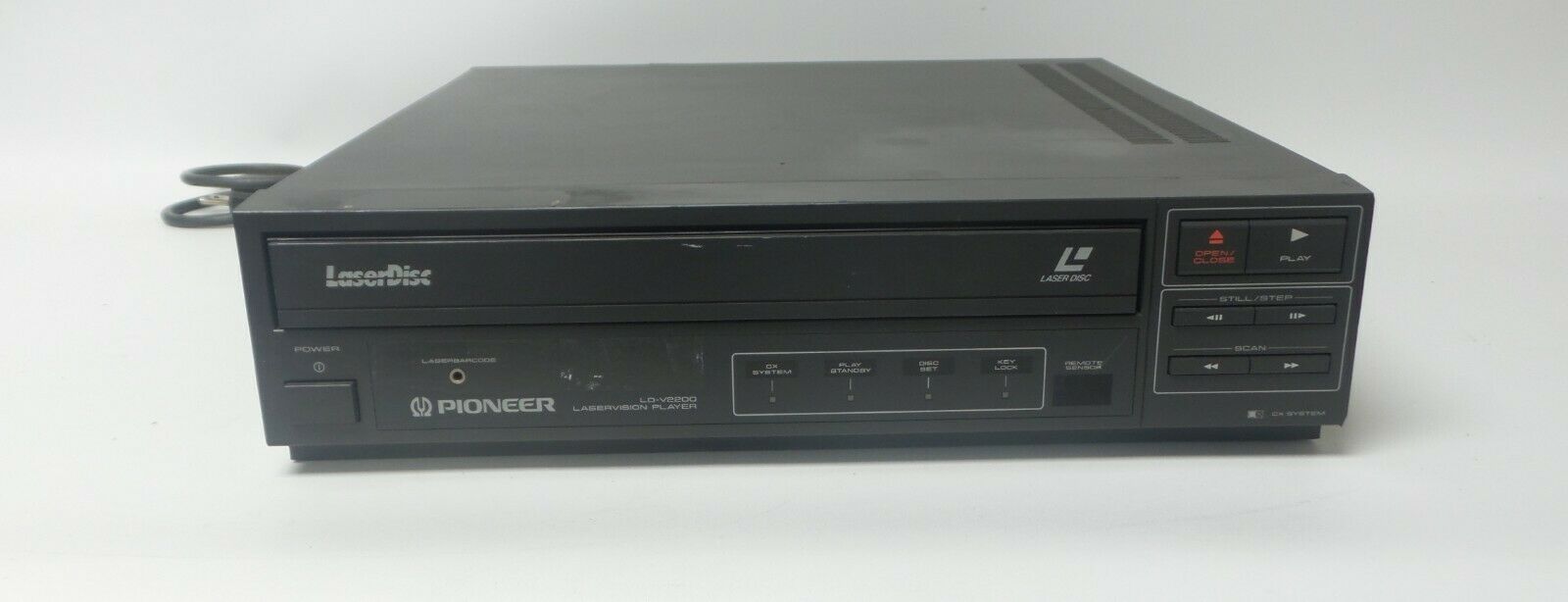 Pioneer Ld-v2200 Laservision Laserdisc Ld Disc Player Tested Working- No Remote