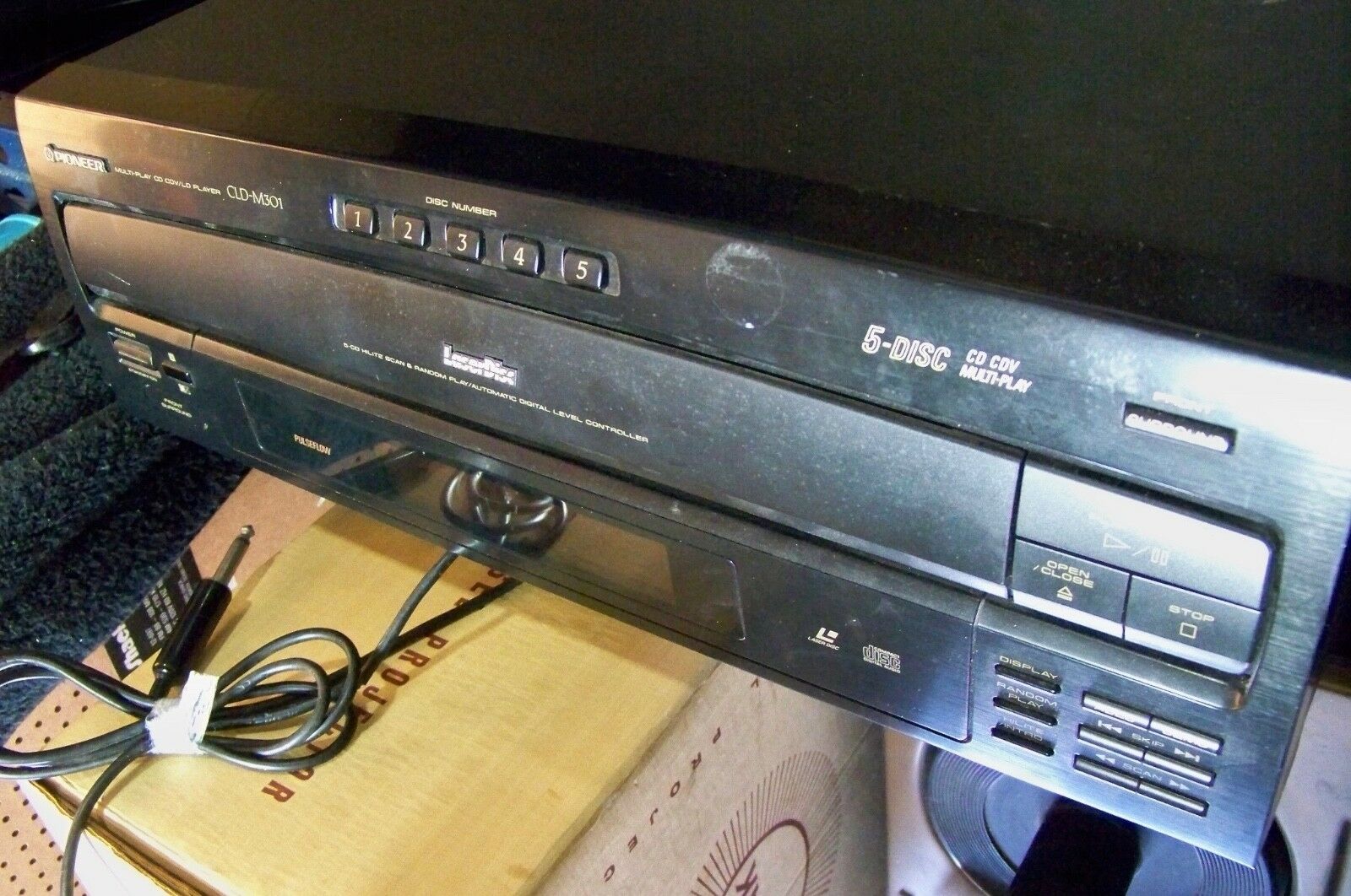 Vintage 1992 Pioneer Cld-m301 Cd Laserdisc Player