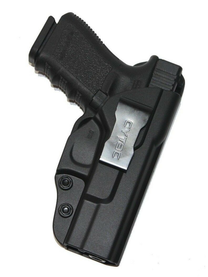 For Glock 19 19x 23 (gen 3,4,5) Iwb Concealed Carry Gun Holster (black Polymer)