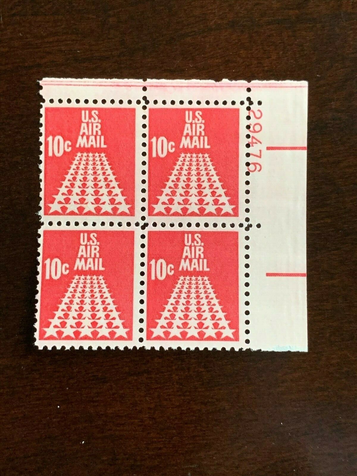 United States Scott C72 Airmail Plate Block Of 4 Mnh