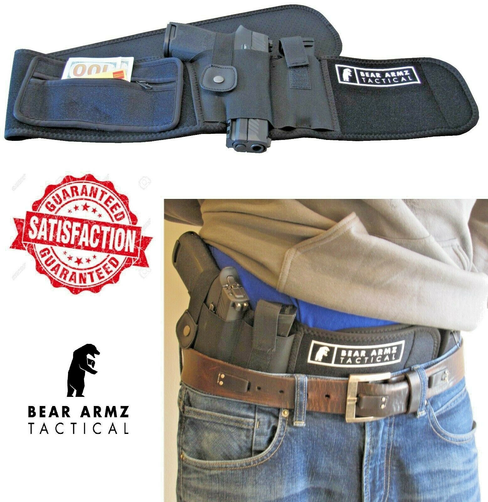 Belly Band Holster For Concealed Carry By Bear Armz Tactical  Iwb/owb 2200+ Sold