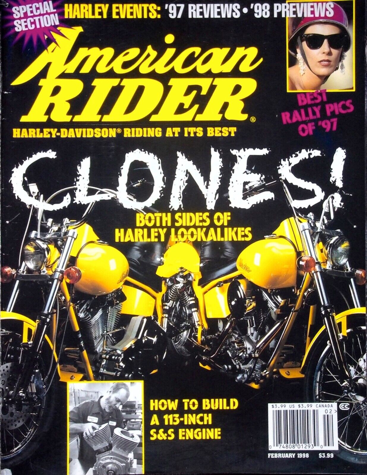 Clones - American Rider Magazine, February 1998 Volume 5. Number 1