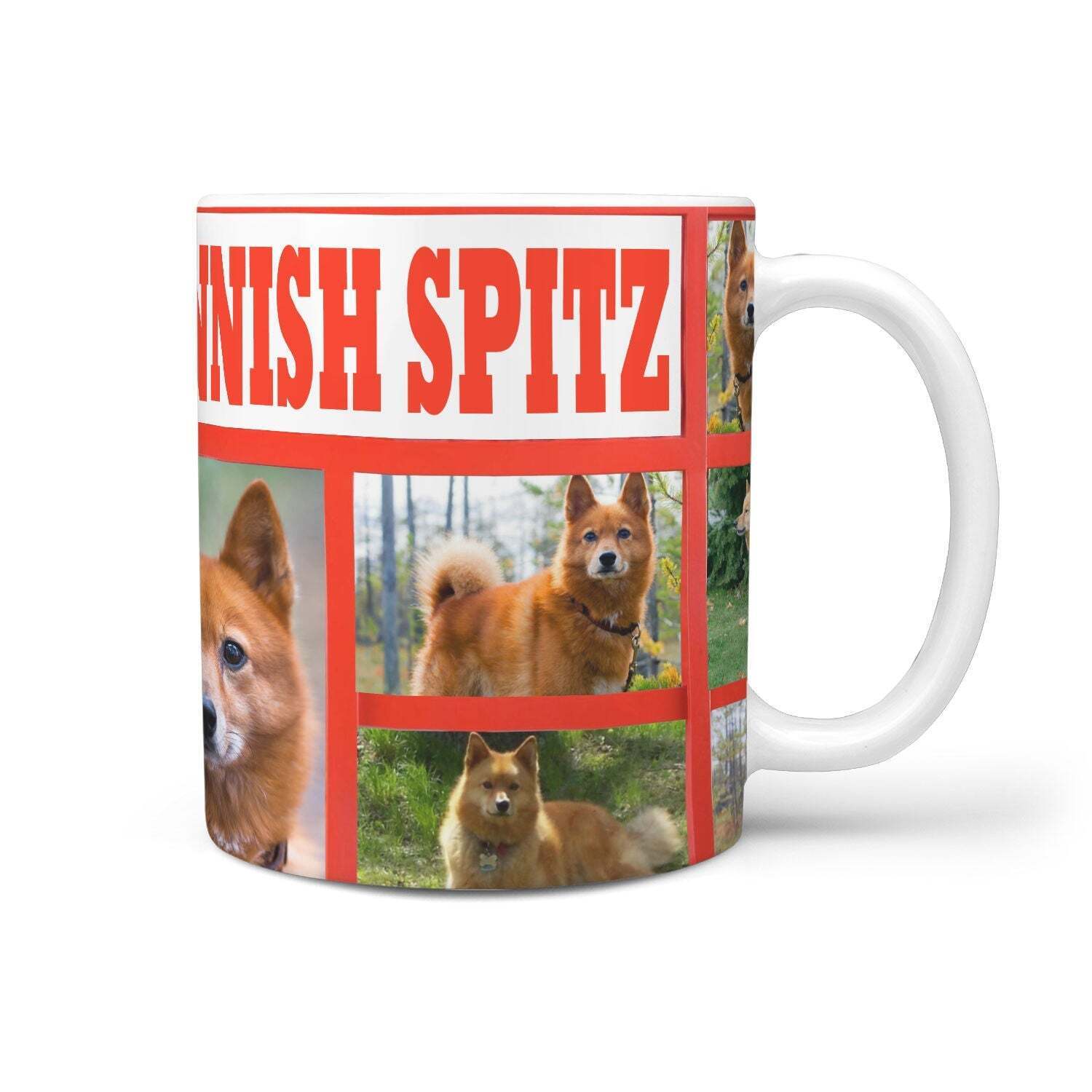 Finnish Spitz Dog Print Mugs